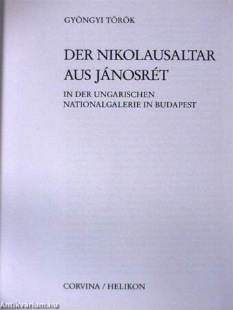 Der Nikolausaltar aus Jánosrét