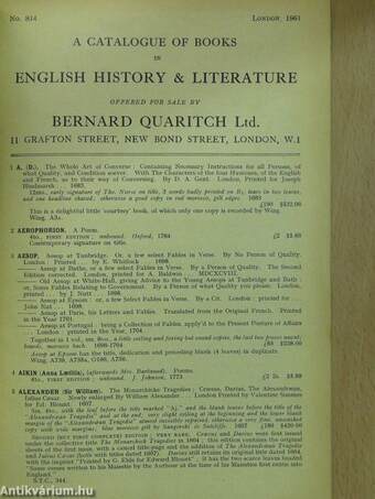 English History & Literature