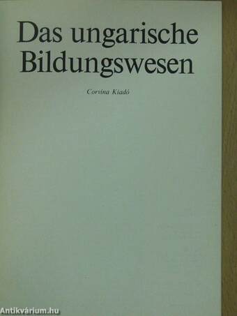 Das ungarische Bildungswesen