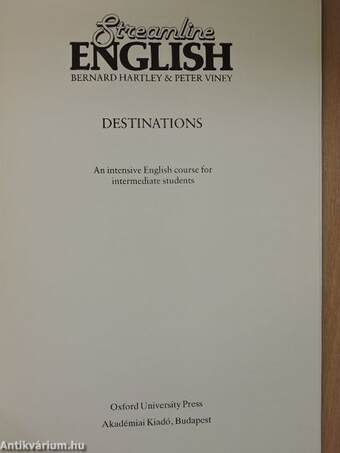 Streamline English Destinations - Student's Book