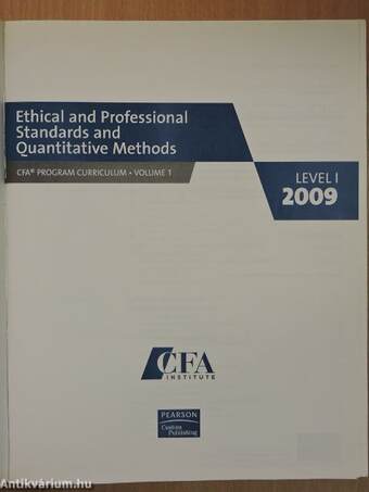 Ethical and Professional Standards and Quantitative Methods