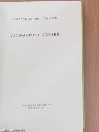 Válogatott versek