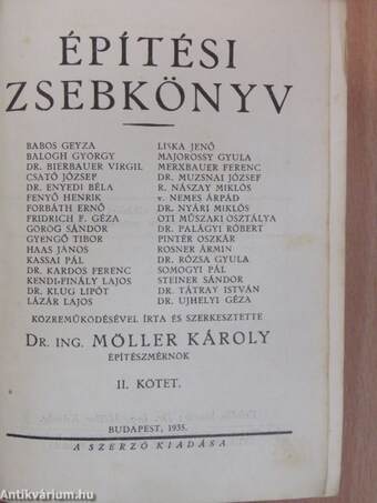 Építési zsebkönyv II. (töredék)