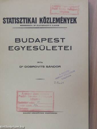 Budapest Egyesületei