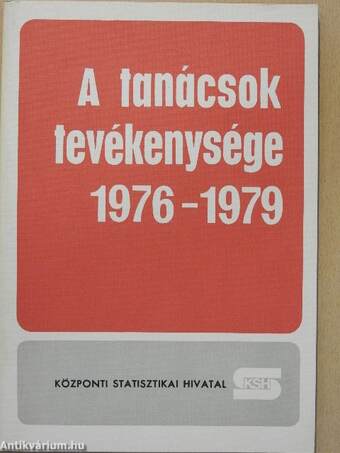 A tanácsok tevékenysége 1976-1979