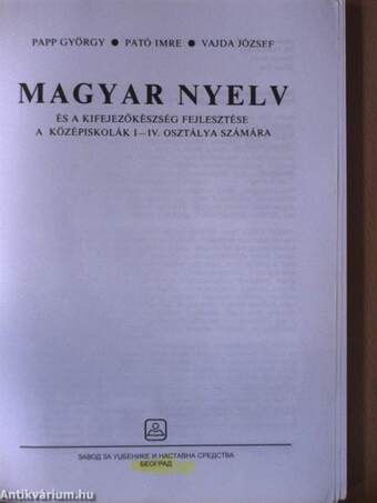 Magyar nyelv