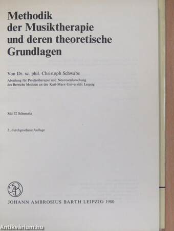 Methodik der Musiktherapie und deren theoretische Grundlagen