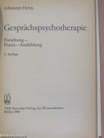 Gesprächspsychotherapie