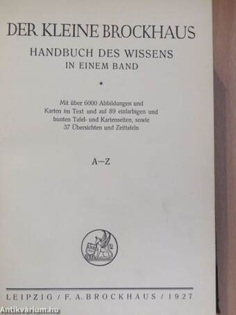 Der Kleine Brockhaus Handbuch des Wissens