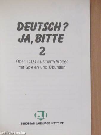 Deutsch? Ja, bitte 2