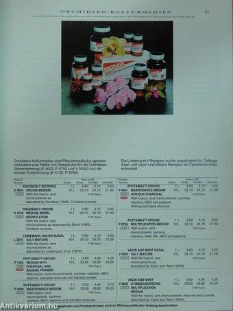 Sigma Plant Culture 1994 Katalog