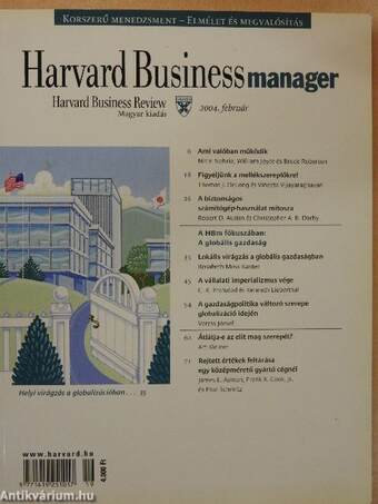 Harvard Business Manager - Harvard Business Review 2004. február