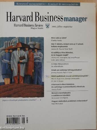 Harvard Business Manager - Harvard Business Review 2003. július-augusztus