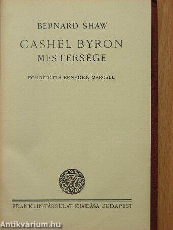 Cashel Byron mestersége