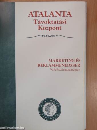 Marketing és reklámmenedzser - Vállalkozásgazdaságtan