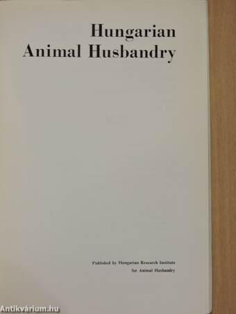 Hungarian Animal Husbandry