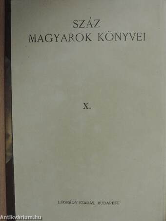 Száz magyarok könyvei X.