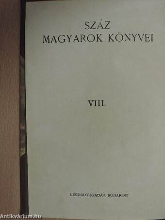 Száz magyarok könyvei VIII.