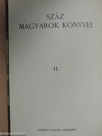 Száz magyarok könyvei II.