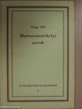 Marosvásárhelyi sorok