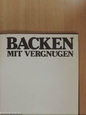 Backen mit Vergnügen