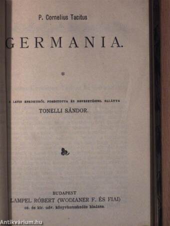 Demosthenes philippikái/Germania/Pázmány Péter/A költészetről