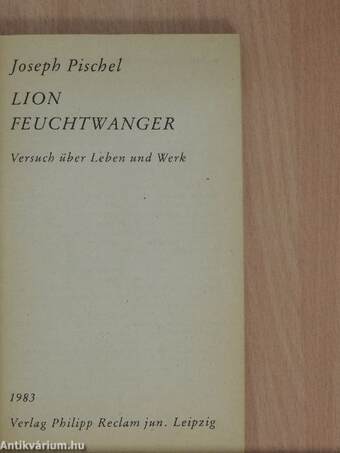 Lion Feuchtwanger