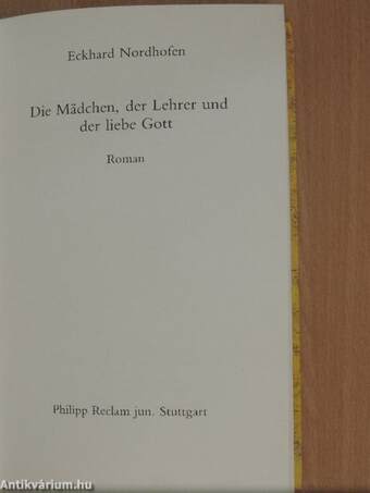 Die Mädchen, der Lehrer und der liebe Gott