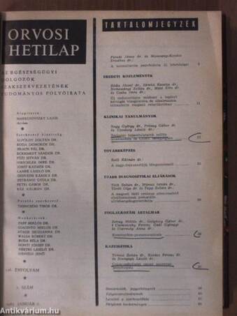 Orvosi hetilap 1985. január-június (fél évfolyam)