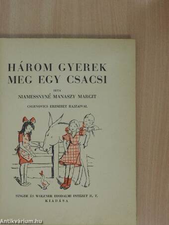 Három gyerek meg egy csacsi