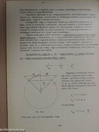 Fejezetek a középiskolai matematika-tanítás módszertanából III.