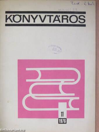 Könyvtáros 1976. november