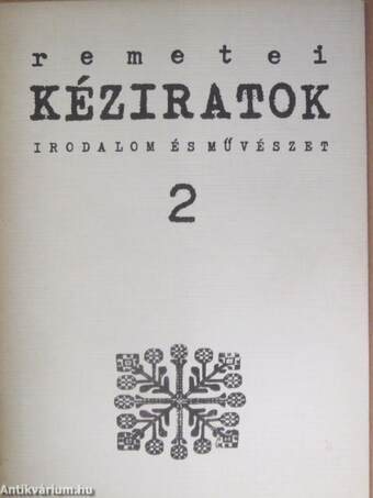 Remetei Kéziratok 1989/2.