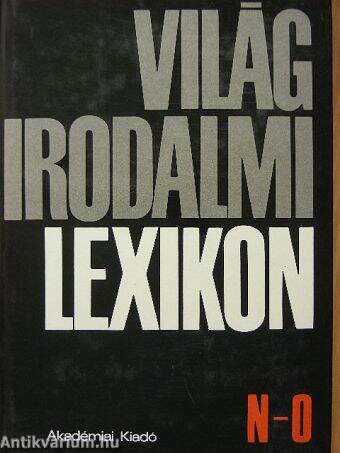 Világirodalmi Lexikon 9. (töredék)