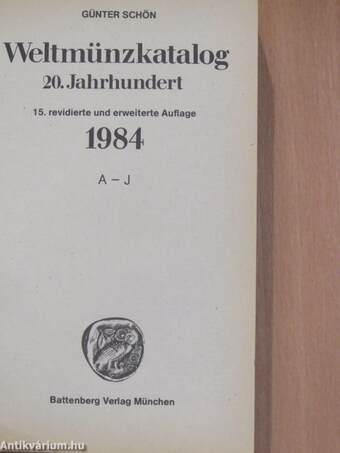 Weltmünzkatalog 1984. I-II.