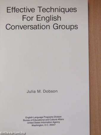 Effective Techniques For English Conversation Groups