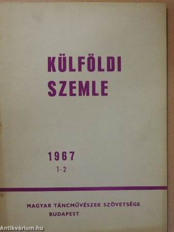 Külföldi Szemle 1967. január-december + különszám