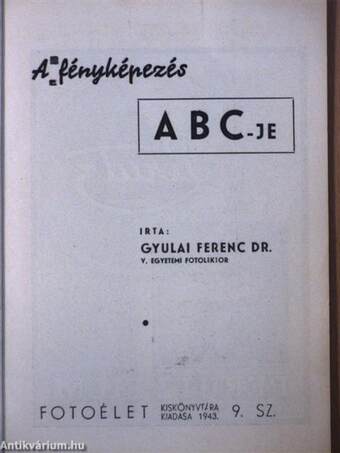 A fényképezés ABC-je