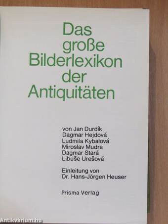 Das große Bilderlexikon der Antiquitäten