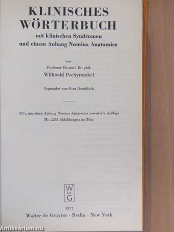 Klinisches Wörterbuch