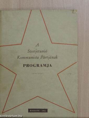 A Szovjetunió Kommunista Pártjának programja