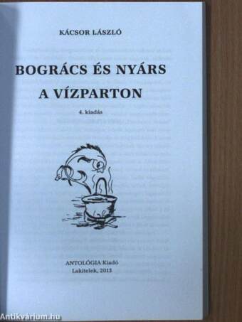 Bogrács és nyárs a vízparton