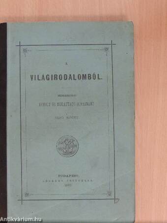 A világirodalomból I. (töredék)