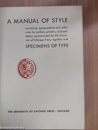 A Manual of Style