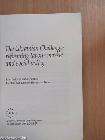 The Ukrainian Challenge: reforming labour market and social policy