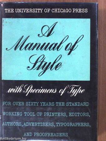 A Manual of Style