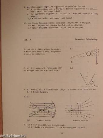 Feladatmegoldások a Csákány Antalné-Károlyházy Frigyes-Muraközi Gáborné-Sebestyén Zoltán Fizika 8. tankönyvhöz