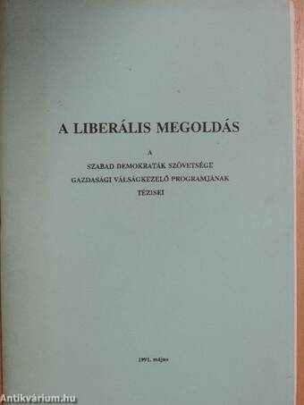 A liberális megoldás