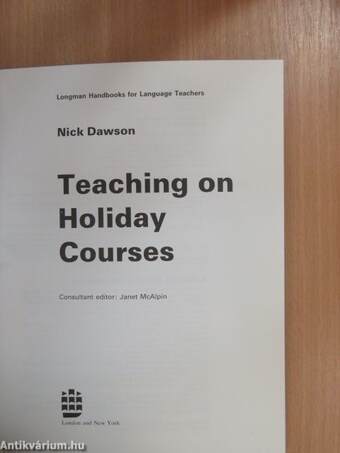 Teaching on Holiday Courses