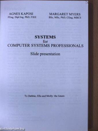 Systems for computer systems professionals